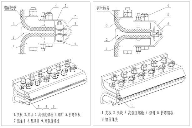 鋼絲膠帶斗式提升機結(jié)構(gòu) 鋼絲膠帶斗式提升機結(jié)構(gòu)